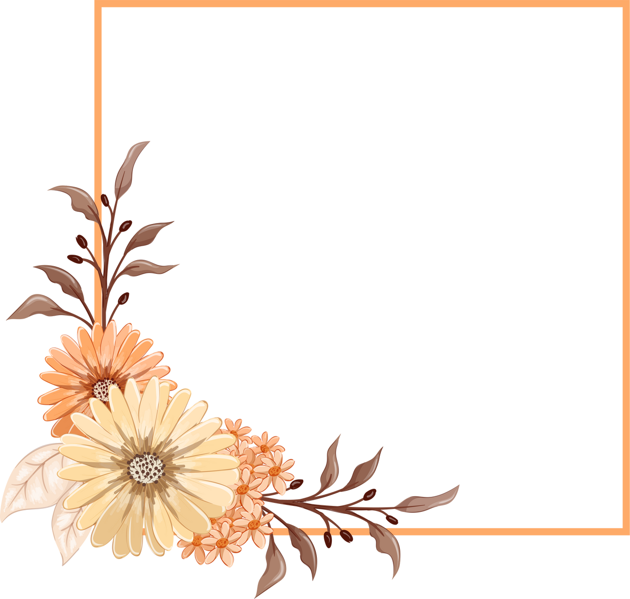 Orange Flower Arrangement