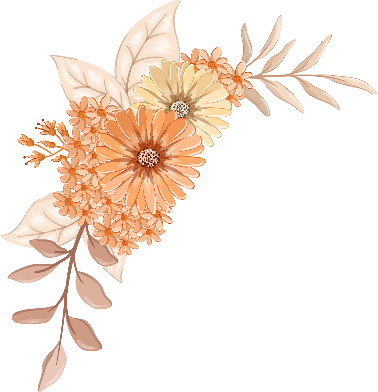 Orange Flower Arrangement